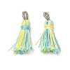 Polyester Tassel Pendants FIND-D302-01G-1