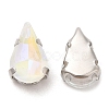 Mocha Fluorescent(MI) Teardrop Sew on Rhinestone GGLA-M006-01A-P06-2