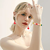 6 Bags 2 Style Opaque Acrylic Multi-Strand Links SACR-NB0001-15-7