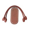 PU Leahter Knitting Crochet Oval Bags Bottom and Bag Handles PW-WGDBD8B-02-1