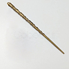 Tibetan Style Alloy Hair Stick Findings X-TIBE-R310-35AB-NR-1