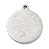 201 Stainless Steel Pendants SA-CBA3D3A-05P-04-1