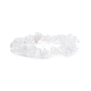 Natural Quartz Crystal Chips Beaded Jewelry Set SJEW-JS01232-05-4