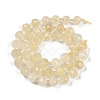 Natural Lemon Jade Beads Strands G-H057-A04-01-3