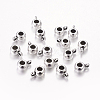 Tibetan Silver Alloy Tube Bails X-AB017H-NF-1