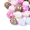 Opaque Acrylic Beads SACR-T020-03M-1