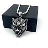 Vintage 304 Stainless Steel Lion Head Pendant Necklaces for Men Women LS-OG9311-3