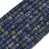 Frosted Natural Sodalite Beads Strands G-K389-C19-01-1