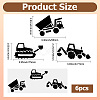 Waterproof PVC Self Adhesive Stickers STIC-WH20010-10-2