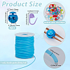 30Pcs Eco-Friendly ABS Plastic Knitting Crochet Locking Stitch Markers Holder IFIN-SC0001-96F-2