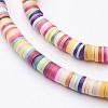 Handmade Polymer Clay Beads CLAY-R067-5.0mm-M1-1