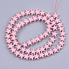 Spray Painted Non-magnetic Synthetic Hematite Beads Strands X-G-T116-21-05-2