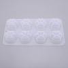 Cat Footprint Silicone Molds DIY-WH0203-30-1