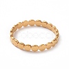 Ion Plating(IP) 201 Stainless Steel Oval Wrap Finger Ring for Women LS-RJEW-J051-23G-2