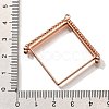 Alloy Open Back Bezel Pendants PALLOY-I223-08RG-3