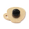 Cat Latte Coffee Enamel Brooches AL-I003-03G-05-2