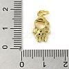 Brass Micro Pave Cubic Zirconia Pendants KK-M283-18A-02-3