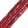 Dyed Natural Imperial Jasper Beads Strands G-H087-H01-01D-1