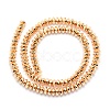 Electroplate Non-magnetic Synthetic Hematite Beads Strands G-L485-06D-LG-3