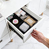 2Pcs Desktop 4-Grid PU Leather Organizer Display Storage Trays CON-CA0001-036B-6