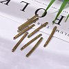 Tibetan Style Bar Links connectors TIBE-A14039-AB-FF-6