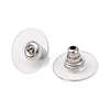 304 Stainless Steel Bullet Clutch Earring Backs STAS-Q189-02-1