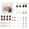 Fashewelry Brass Earring Finding Sets FIND-FW0001-19-9