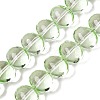 Transparent Electroplate Glass Beads Strands EGLA-N012-06C-1