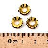 Brass Rhinestone Spacer Beads RB-A020-9mm-22G-2