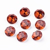 Pointed Back & Back Plated K9 Glass Rhinestone Cabochons RGLA-J012-10mm-259-2
