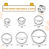 126g Iron Round Open Jump Rings IFIN-SZ0001-26-2