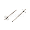 304 Stainless Steel Stud Earring Findings STAS-D370-02P-01-2