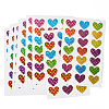 Heart Plastic Stickers DIY-TADJ0002-006A-2