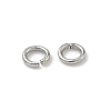Tarnish Resistant 304 Stainless Steel Open Jump Rings STAS-Q186-02-3.5x0.7mm-3