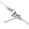 Non-Tarnish 304 Stainless Steel Add a Bead Adjustable Cable Chains Bracelets for Women BJEW-M307-01C-P-3