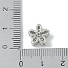 Rack Plating Brass Micro Pave Clear Cubic Zirconia Beads KK-A220-11A-P-3