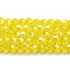 Transparent Electroplate Glass Beads Strands EGLA-A039-T2mm-A21-1