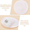 Linen Mini Hat Fascinator Base AJEW-WH0561-32B-4
