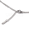 Non-Tarnish 2Pcs 2 Style 304 Stainless Steel Bat Pendant Necklaces Set NJEW-E092-01P-6