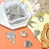 30Pcs 6 Styles Alloy Pendant FIND-YW0003-38-5