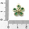 Brass Micro Pave Cubic Zirconia Pendants KK-S514-02F-G-3