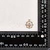 Brass Micro Pave Cubic Zirconia Pendants FIND-SZ0002-62-8