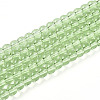 Transparent Glass Beads Strands GLAA-T032-T4mm-17-1