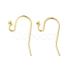 Golden Color Brass Hook Ear Wire X-J0JQN-G-1