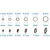 Brass Split Rings and Brass Ring Assistant Tool KK-PH0034-52AB-2