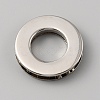 Zinc Alloy Screw-in Grommet Eyelet Findings FIND-WH0156-42B-P-1