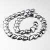 Electroplate Non-magnetic Synthetic Hematite Bead Strands X-G-F300-22D-01-2