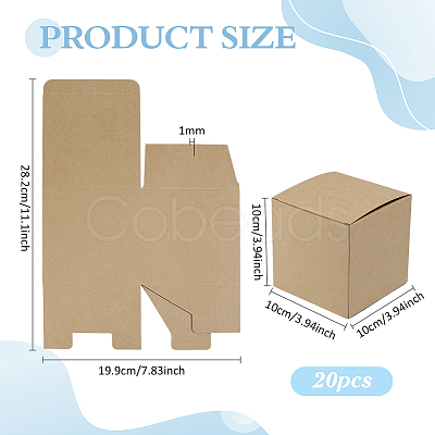 20Pcs Folding Paper Jewelry Packing Boxes CON-PH0003-71B-02-1