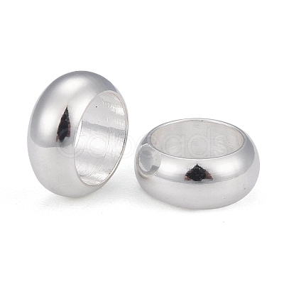 Rack Plating Brass Spacer Beads KK-O139-16E-S-1