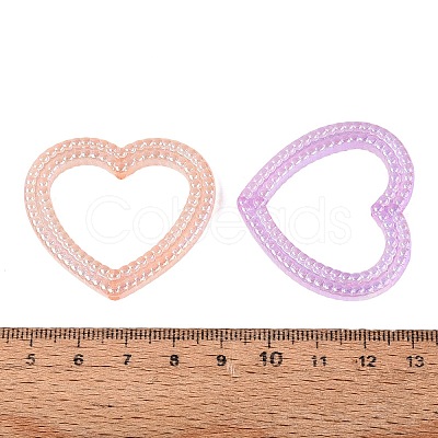 Luminous UV Plating Opaque Acrylic Beads OACR-Q204-27-1
